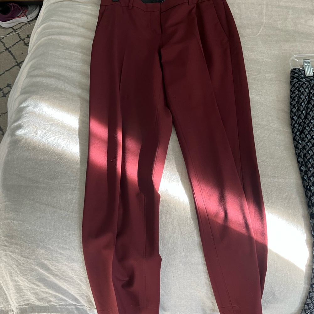 Theory red pant